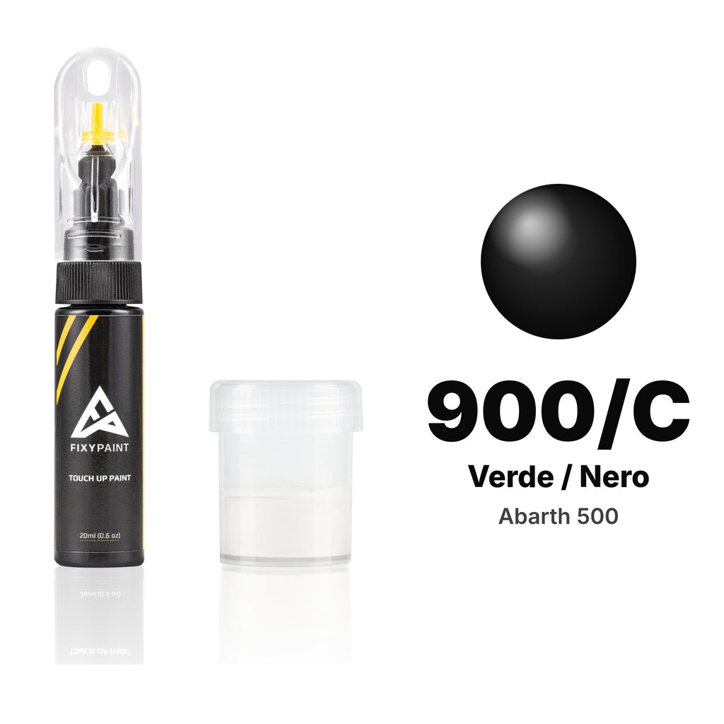 Touch-up paint for Abarth 500 900/C Verde / Nero, Standard kit