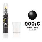 Touch-up paint for Abarth 500 900/C Verde / Nero, Standard kit