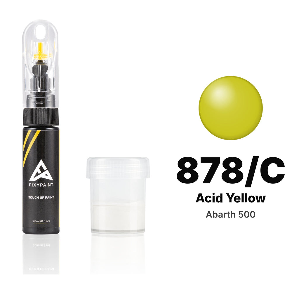 Touch-up paint for Abarth 500 878/C Acid Yellow, Standard kit