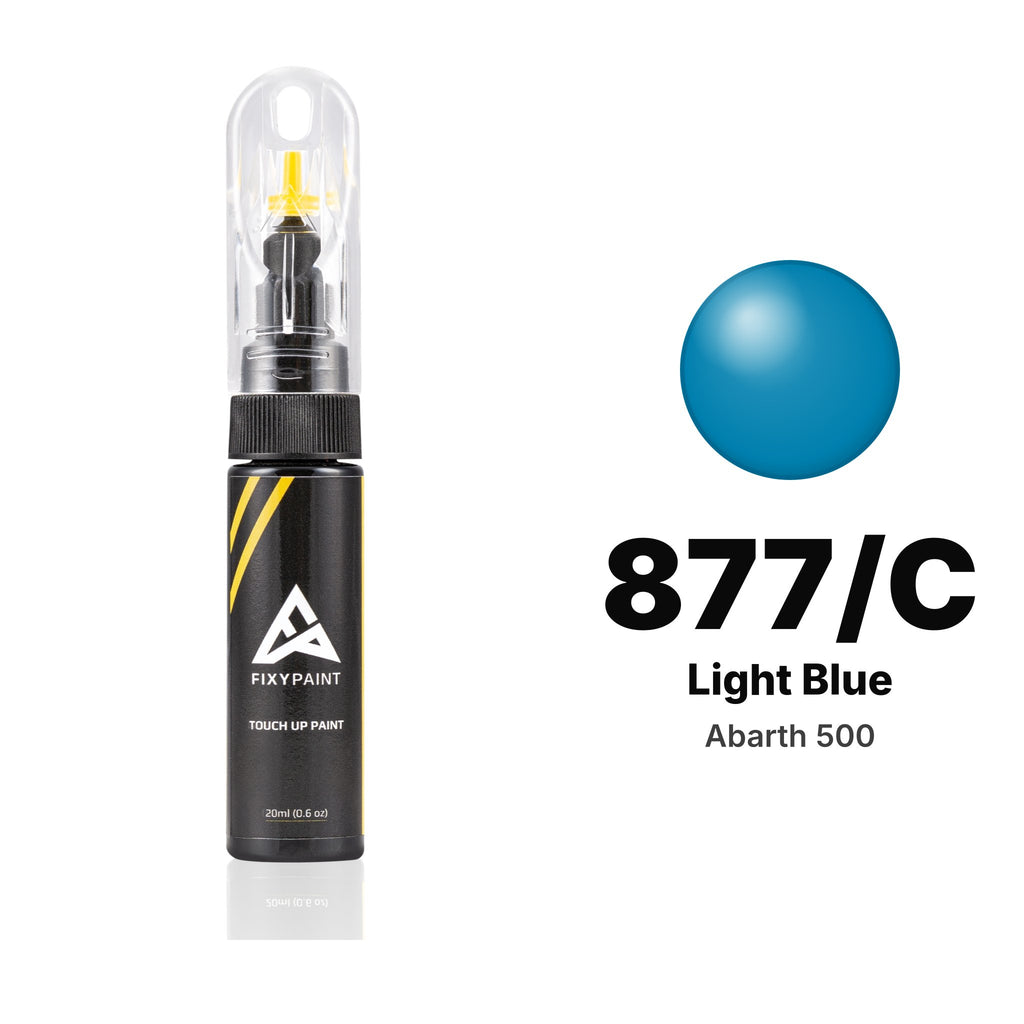 Touch-up paint for Abarth 500 877/C Light Blue, Basic kit