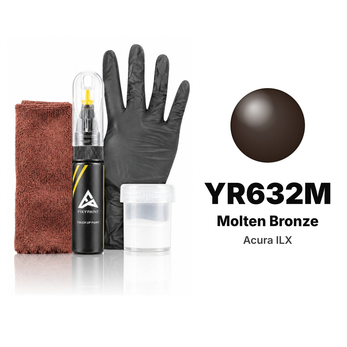 Peinture de retouche pour Acura ILX – YR632M Molten Bronze (2018–2019), kit Complet