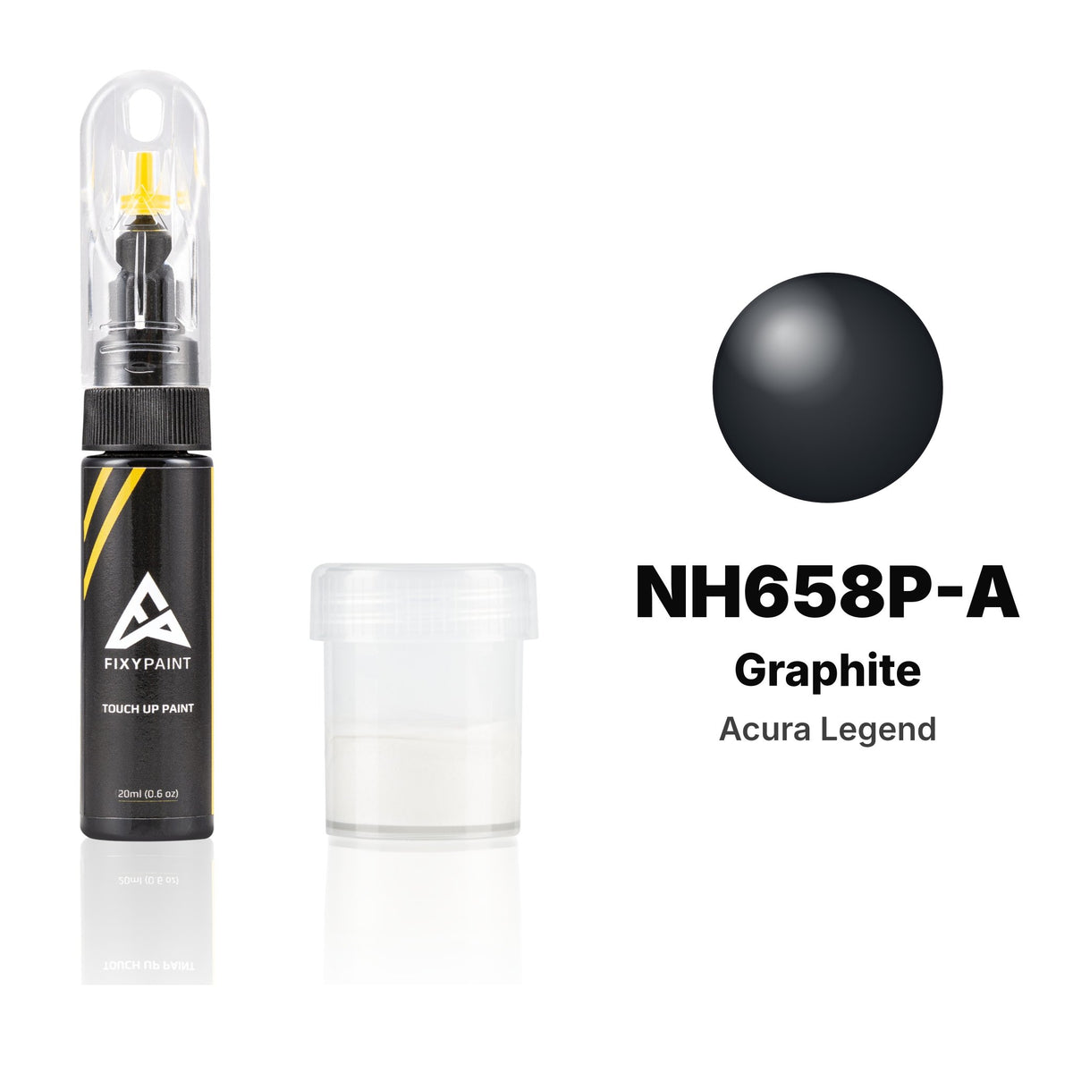Touch-up paint for Acura Legend NH658P-A Graphite, Standard kit