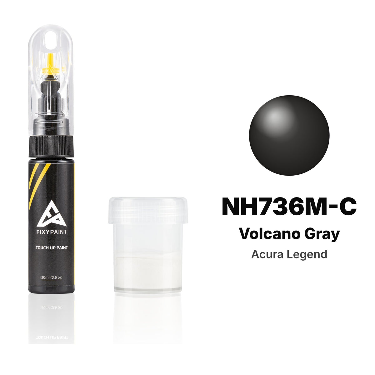 Touch-up paint for Acura Legend NH736M-C Volcano Gray, Standard kit