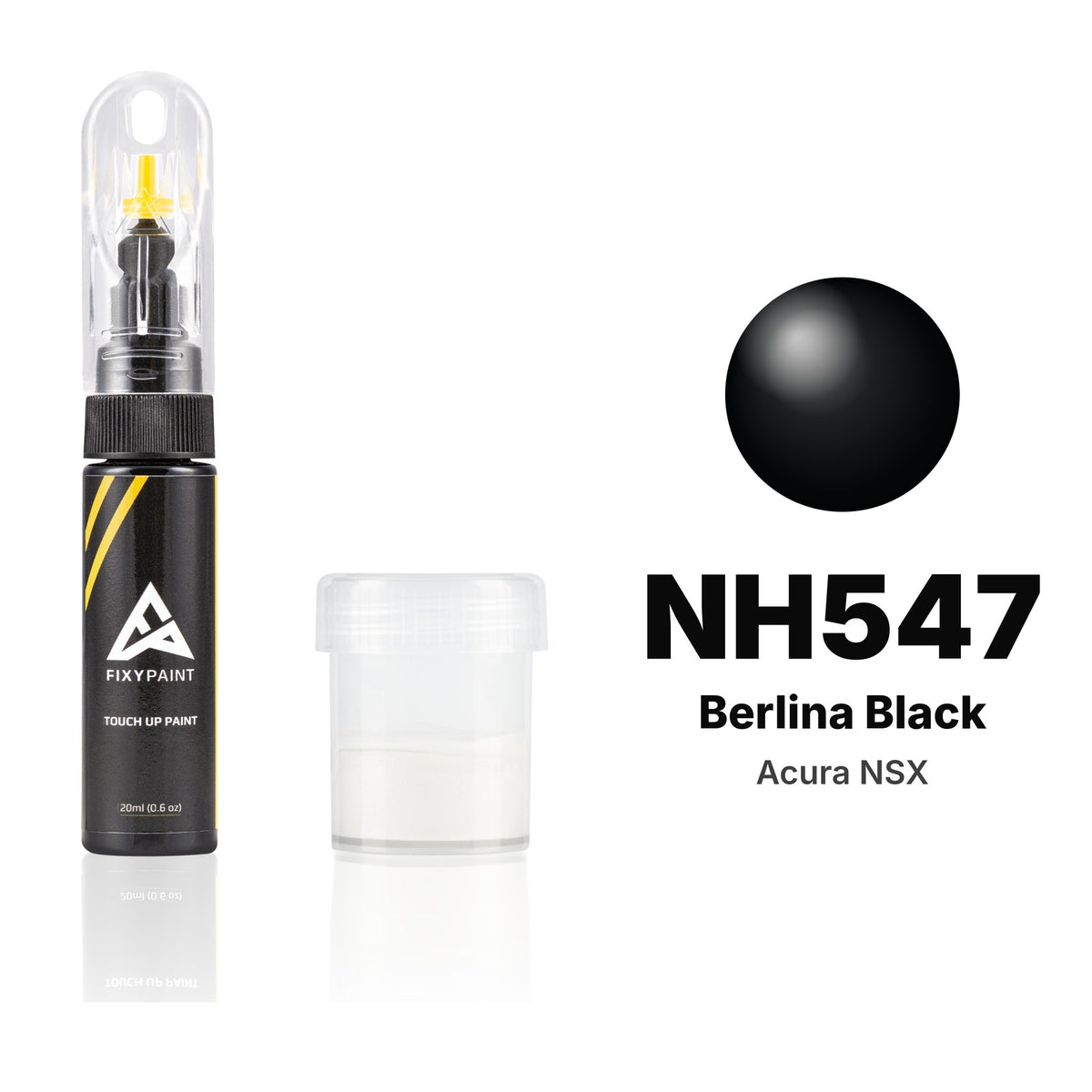 Touch-up paint for Acura NSX NH547 Berlina Black, Standard kit