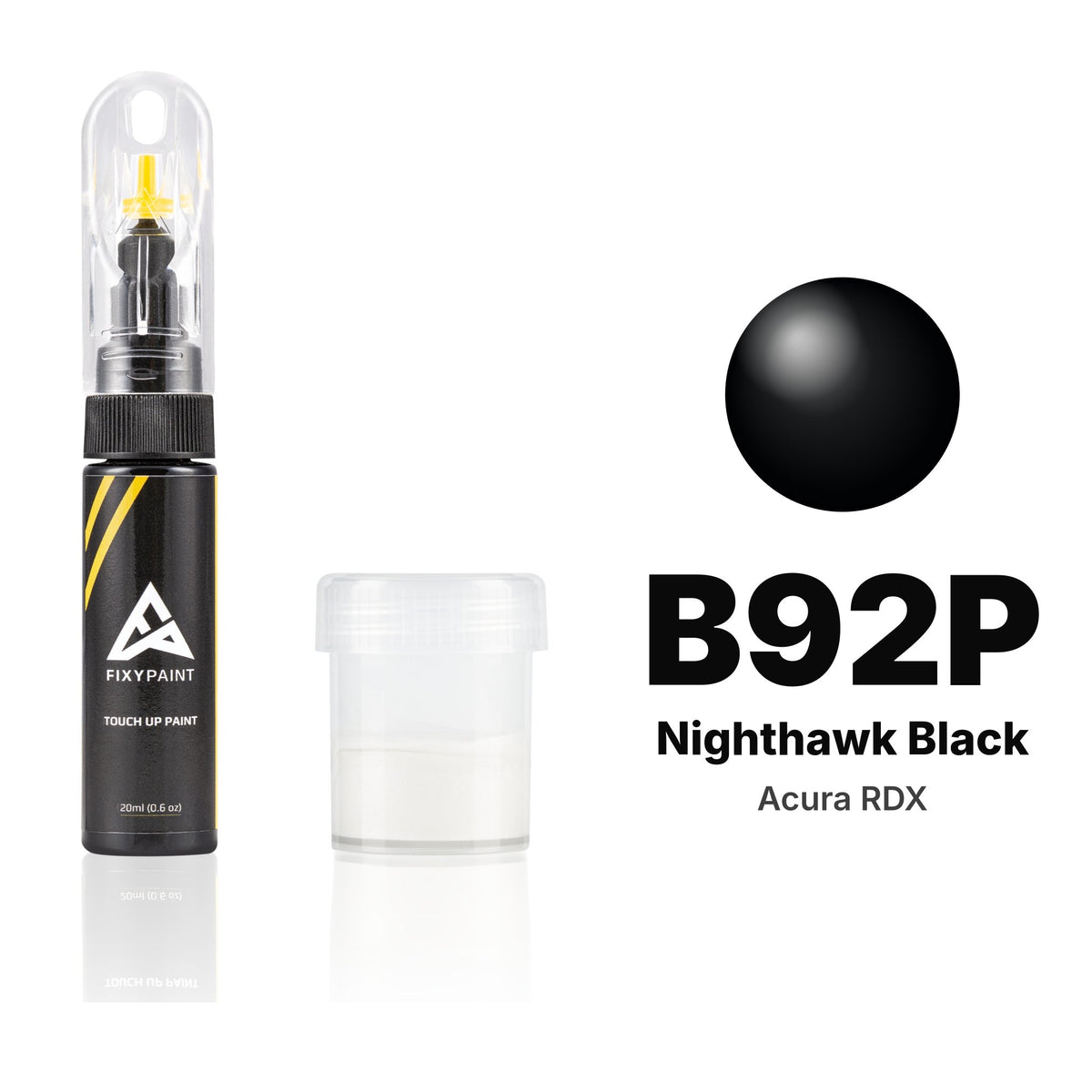 Touch-up paint for Acura RDX B92P Nighthawk Black, Standard kit