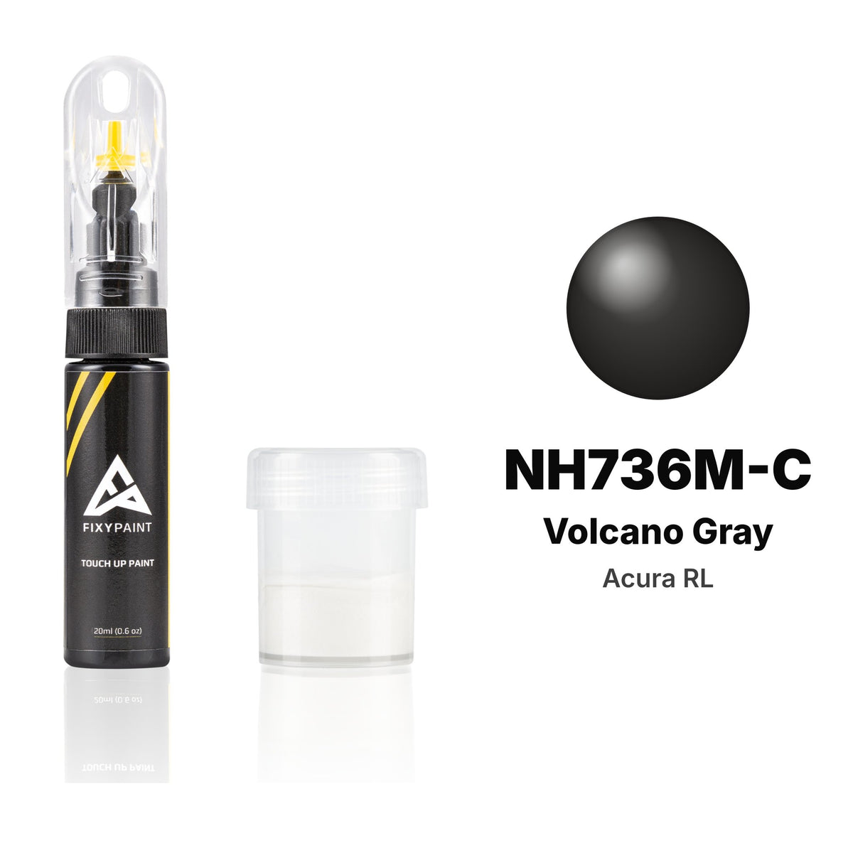 Touch-up paint for Acura RL NH736M-C Volcano Gray, Standard kit