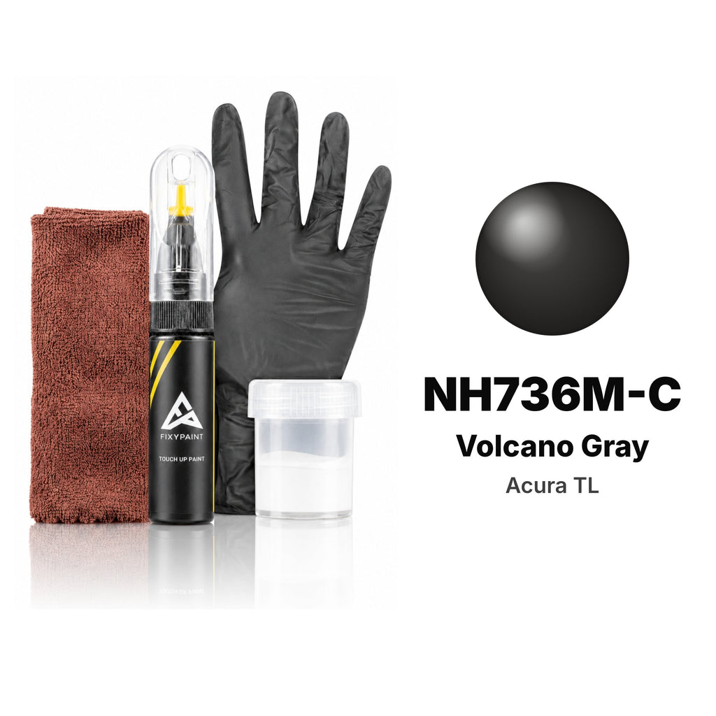 Touch-up paint for Acura TL NH736M-C Volcano Gray, Complete kit