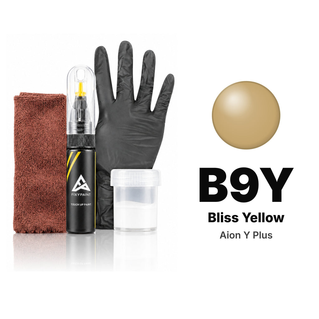 Touch-up paint for Aion Y Plus B9Y Bliss Yellow, Complete kit