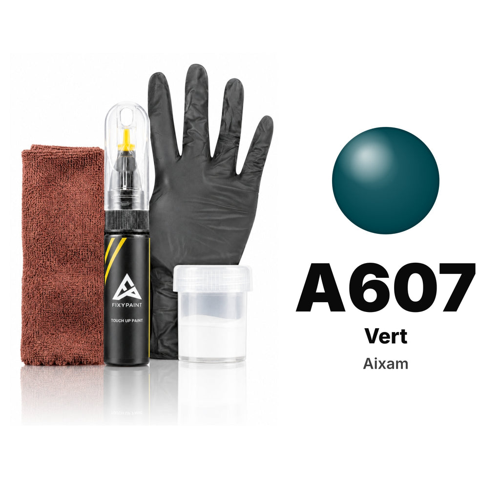 Touch-up paint for Aixam A607 Vert, Complete kit