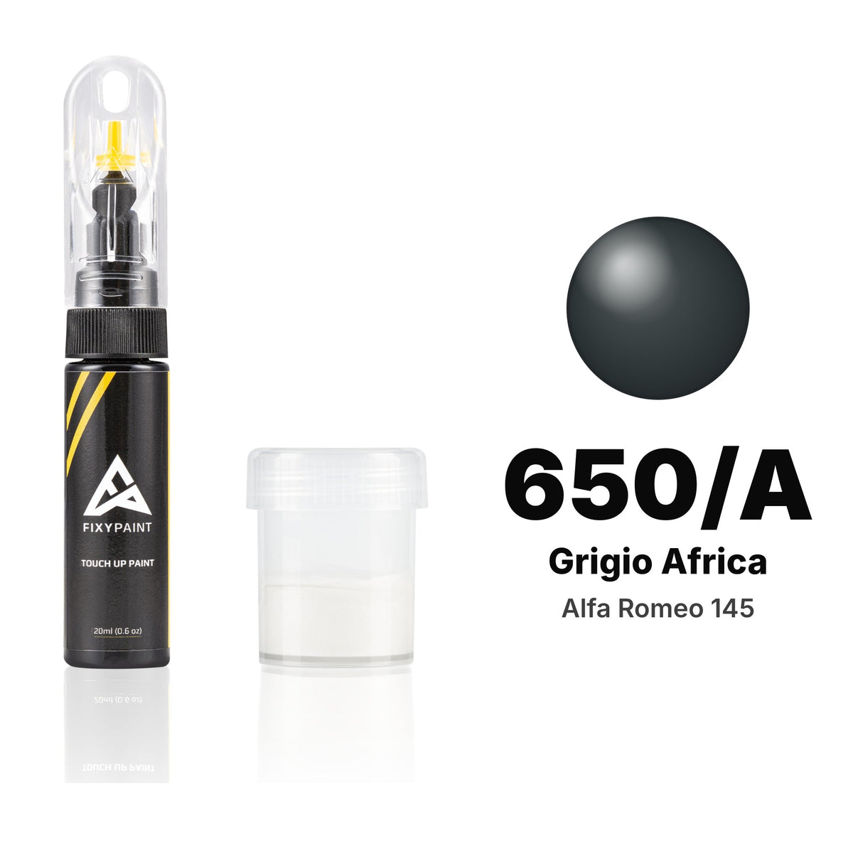 Touch-up paint for Alfa Romeo 145 650/A Grigio Africa, Standard kit