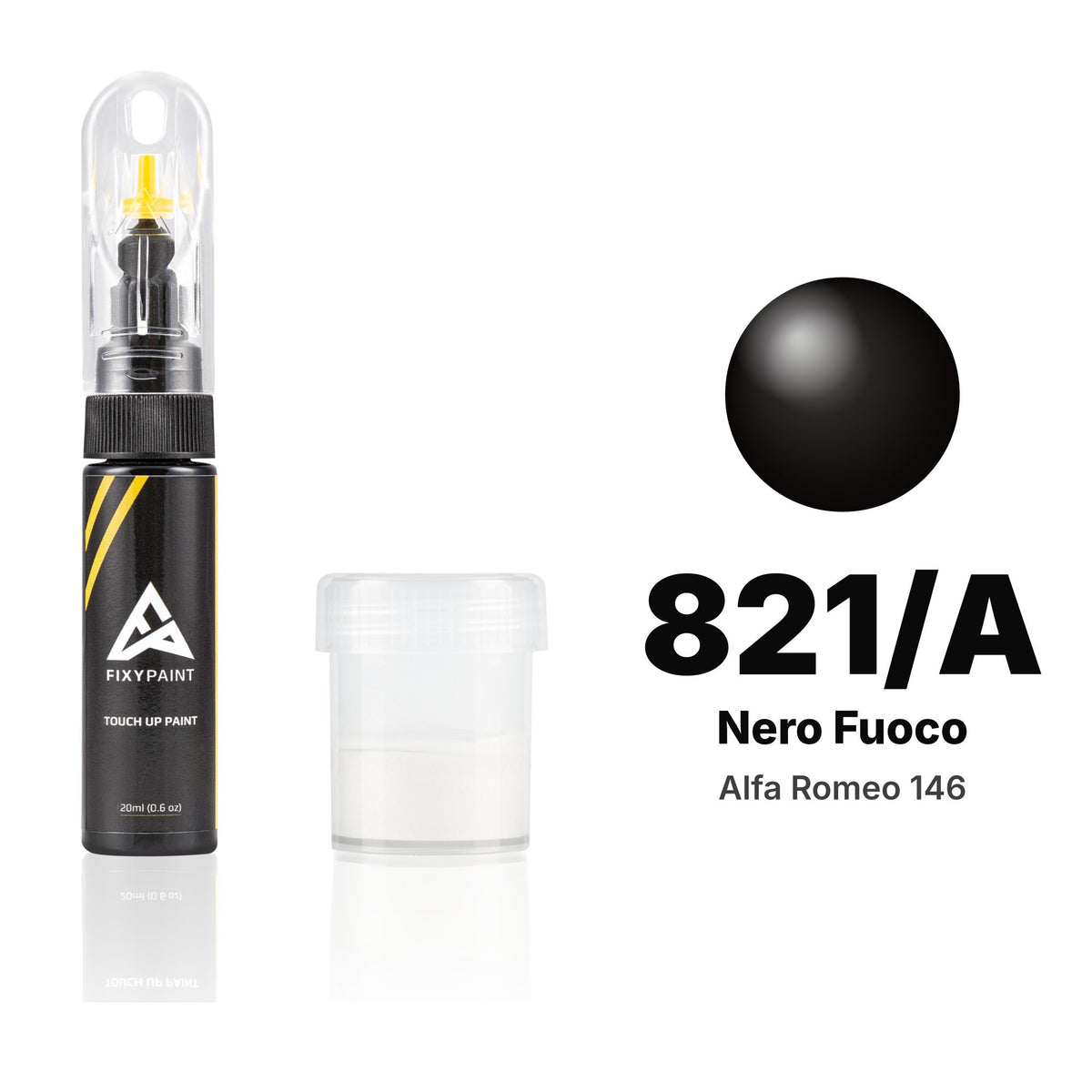 Touch-up paint for Alfa Romeo 146 821/A Nero Fuoco, Standard kit
