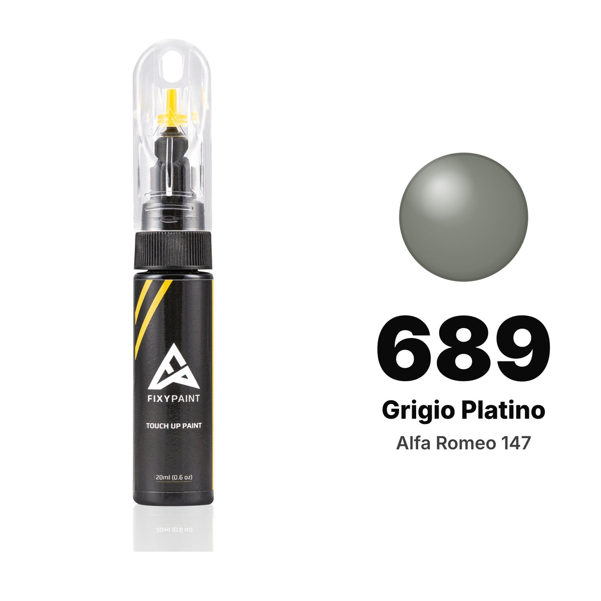 Touch-up paint for Alfa Romeo 147 689 Grigio Platino, Basic kit