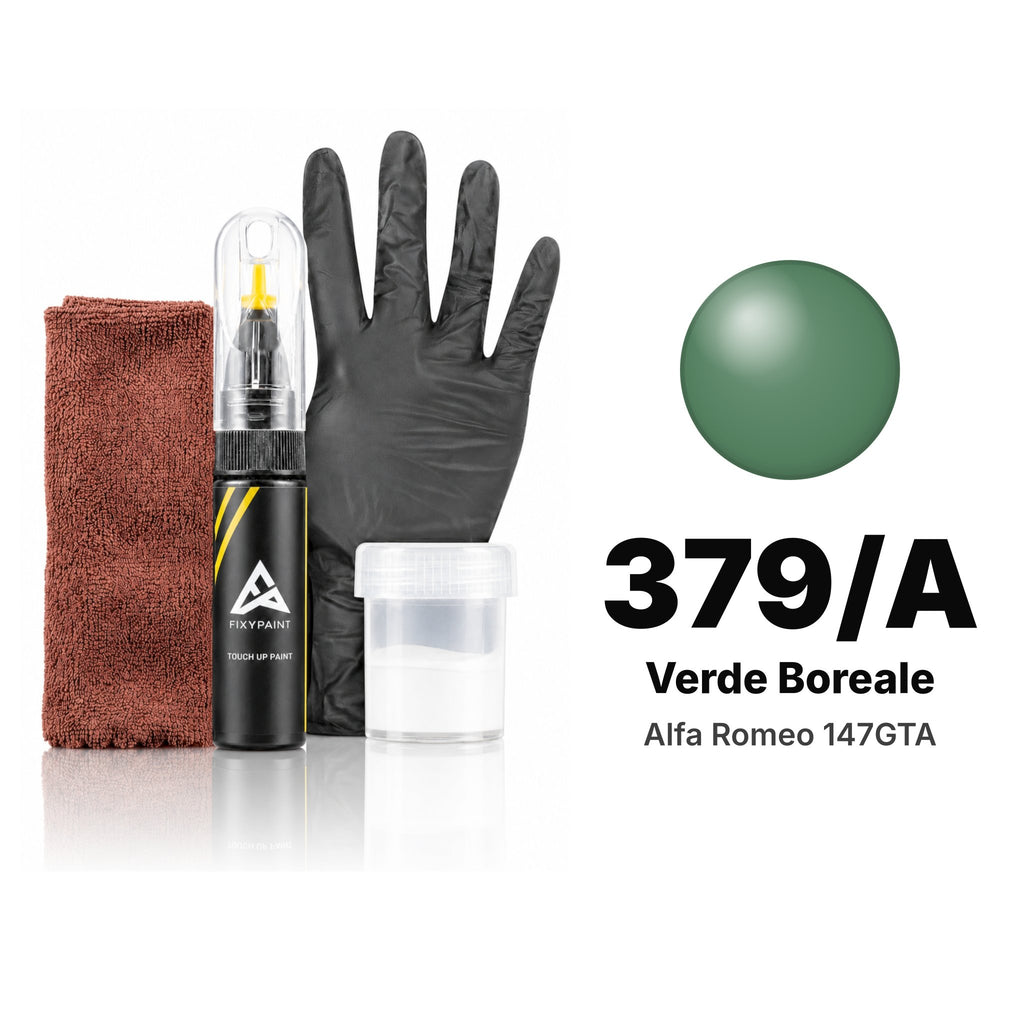 Vernice ritocco per Alfa Romeo 147GTA – 379/A Verde Boreale (2004), kit Completo