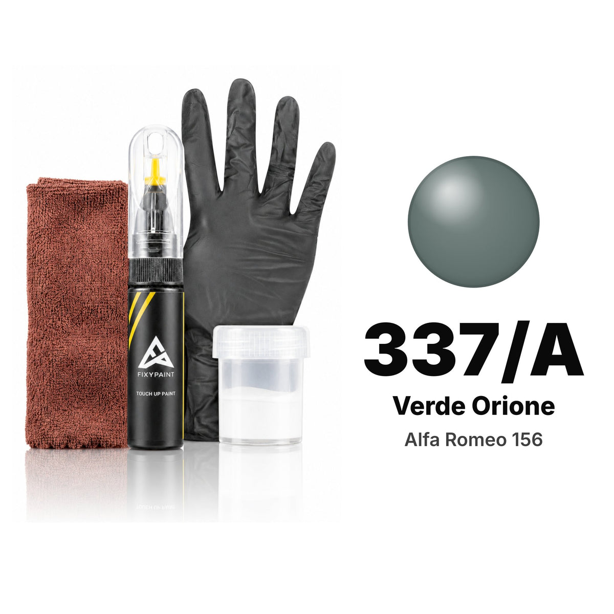 Peinture de retouche pour Alfa Romeo 156 – 337/A Verde Orione (1999–2000), kit Complet