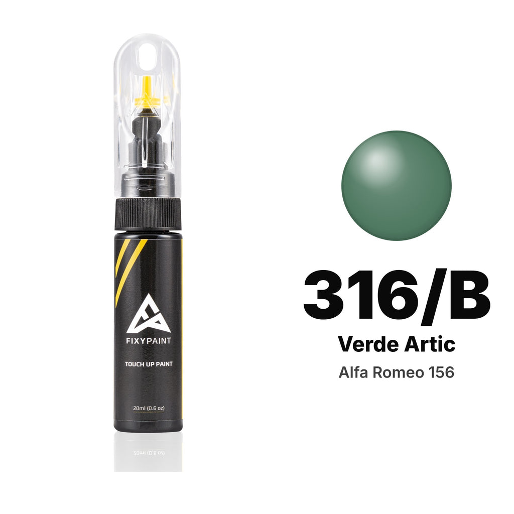 Touch-up paint for Alfa Romeo 156 316/B Verde Artic, Basic kit