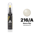 Lackstift für Alfa Romeo 4C – 216/A Bianco Alpi (2013–2019), Set Basis