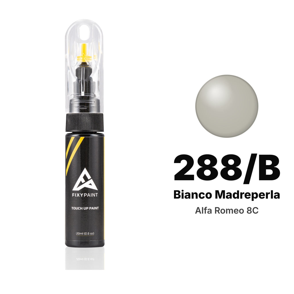 Vernice ritocco per Alfa Romeo 8C – 288/B Bianco Madreperla (2008–2009), kit Base