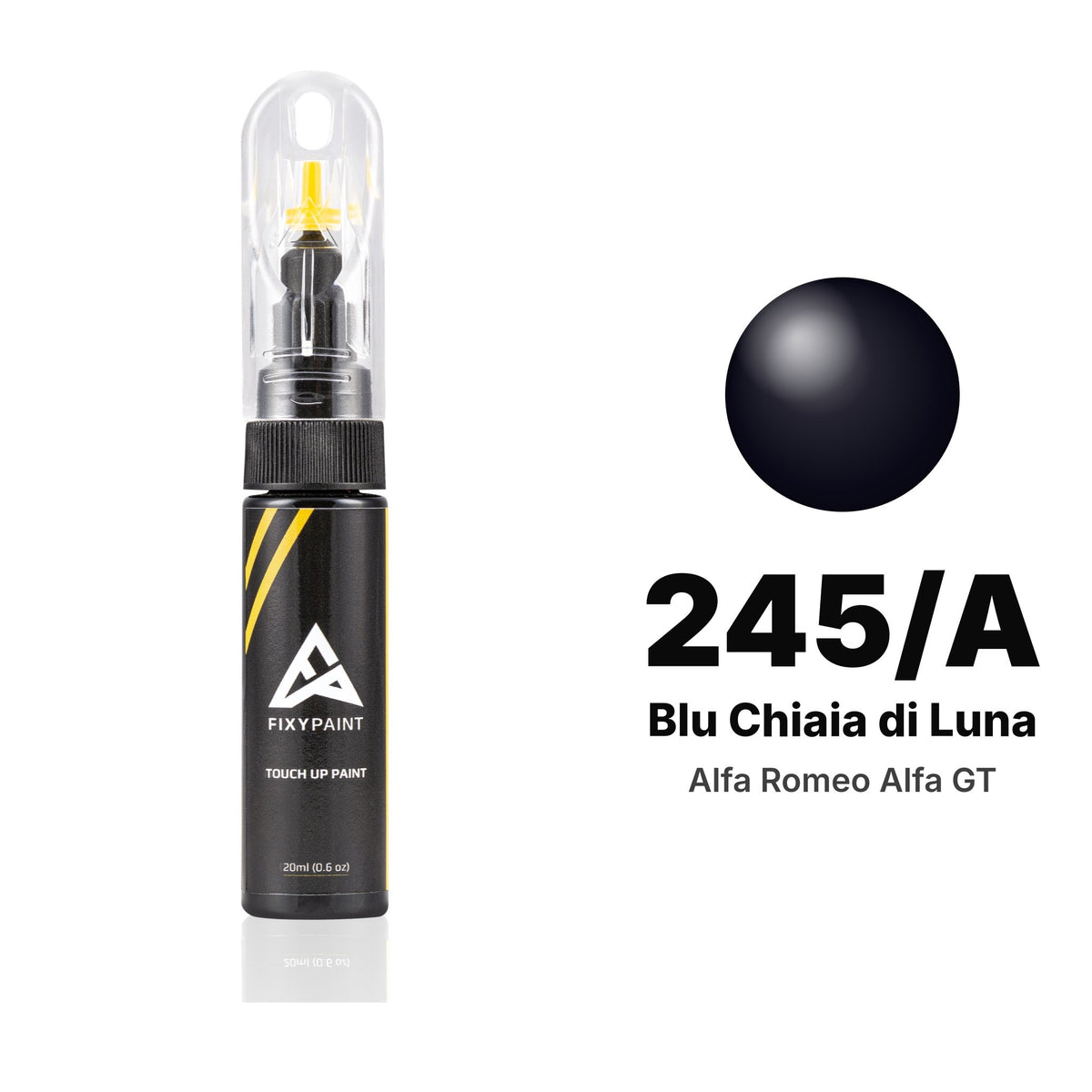 Touch-up paint for Alfa Romeo Alfa GT 245/A Blu Chiaia di Luna, Basic kit