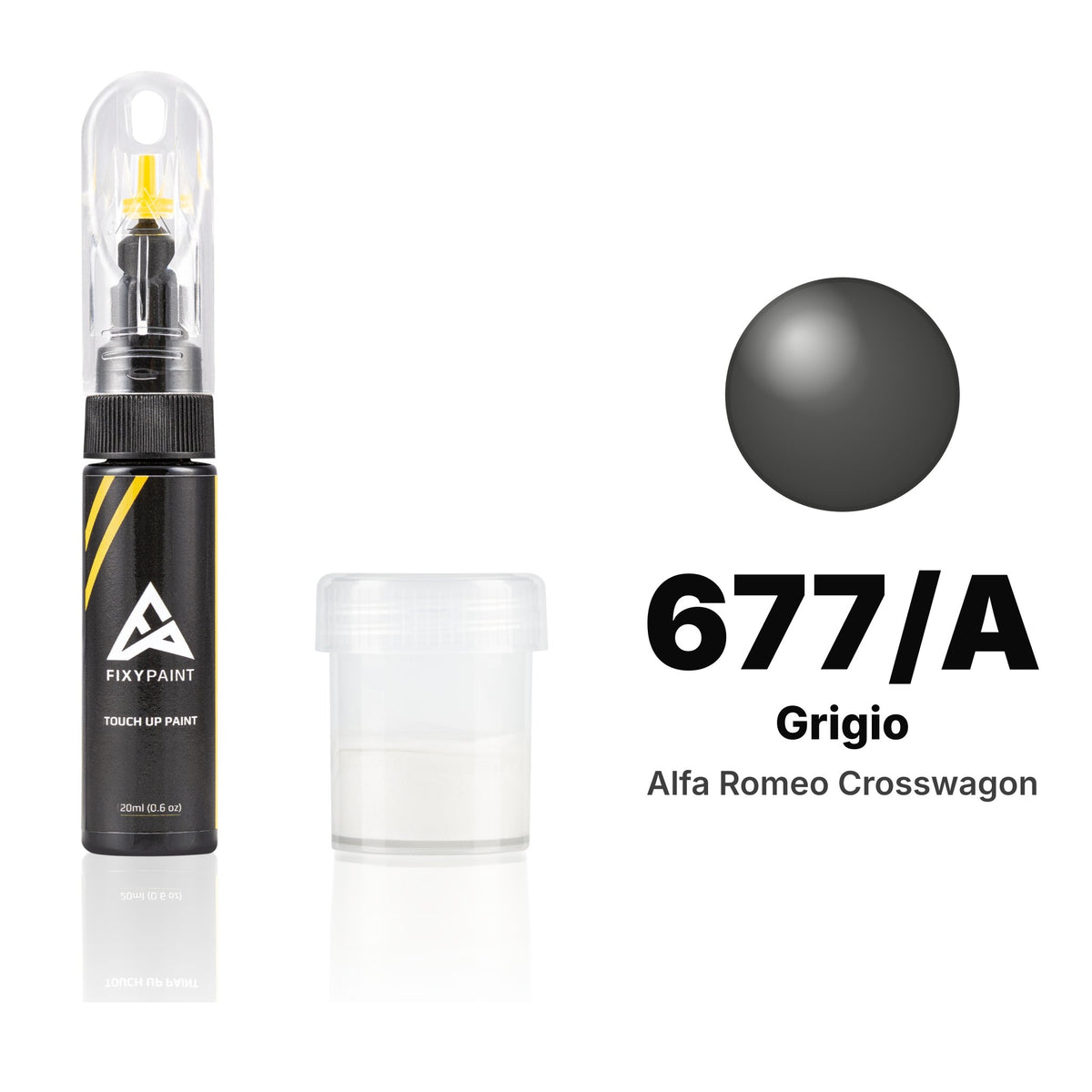 Touch-up paint for Alfa Romeo Crosswagon 677/A Grigio, Standard kit