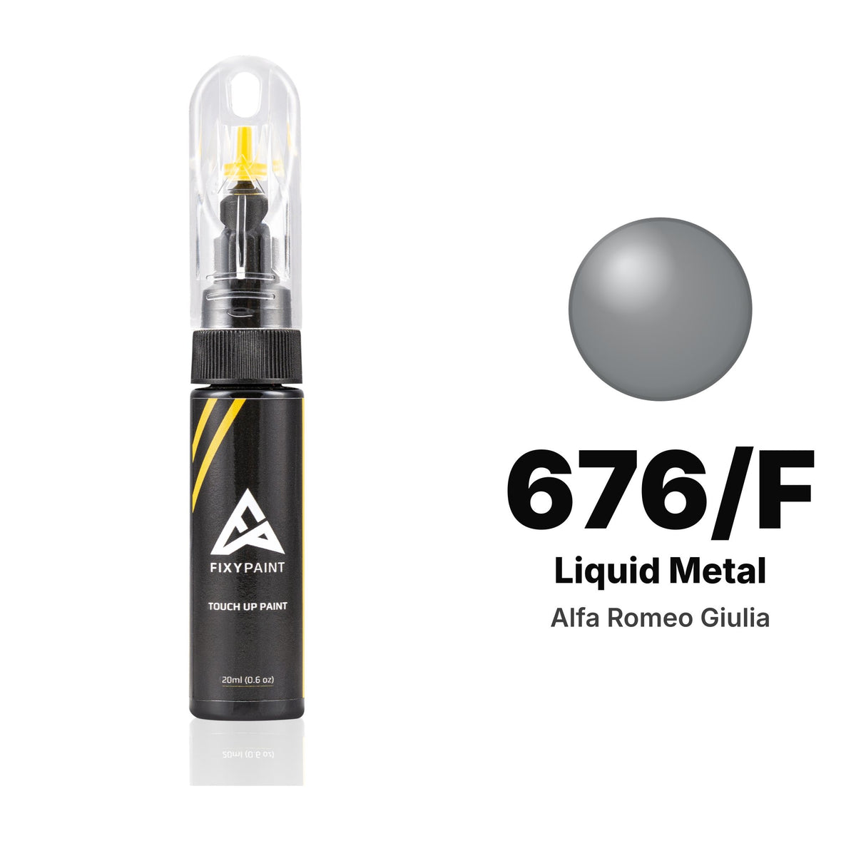 Touch-up paint for Alfa Romeo Giulia 676/F Liquid Metal, Basic kit