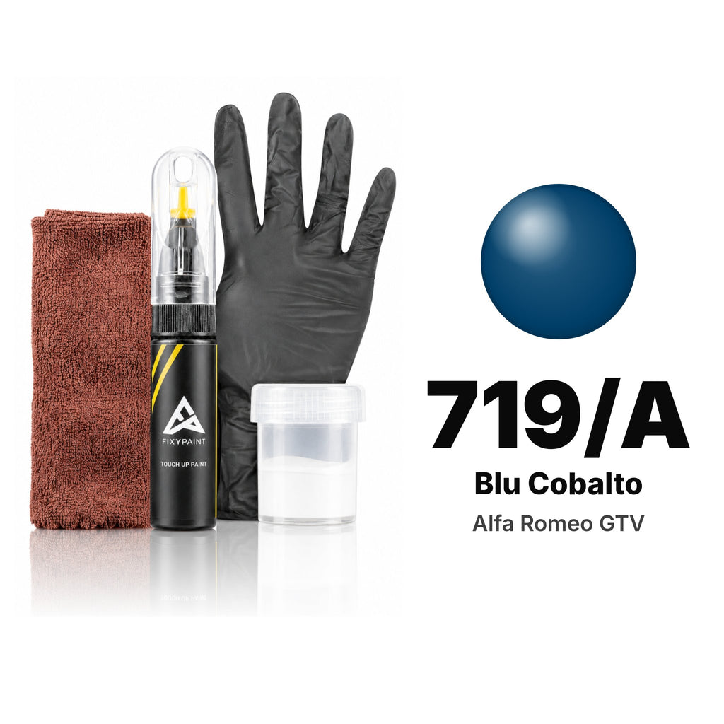 Touch-up paint for Alfa Romeo GTV 719/A Blu Cobalto, Complete kit