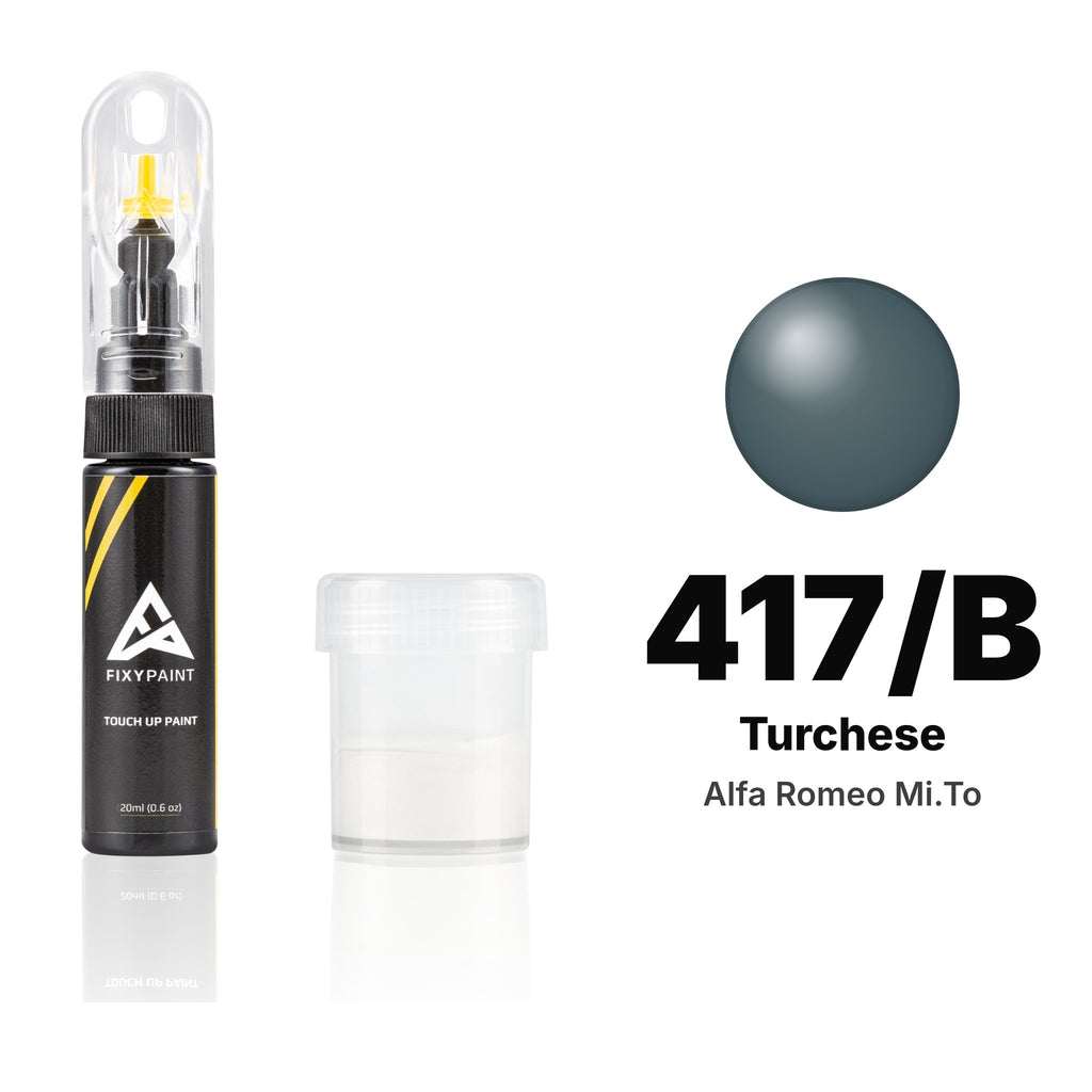 Lackstift für Alfa Romeo MiTo – 417/B Turchese (2008), Set Standard