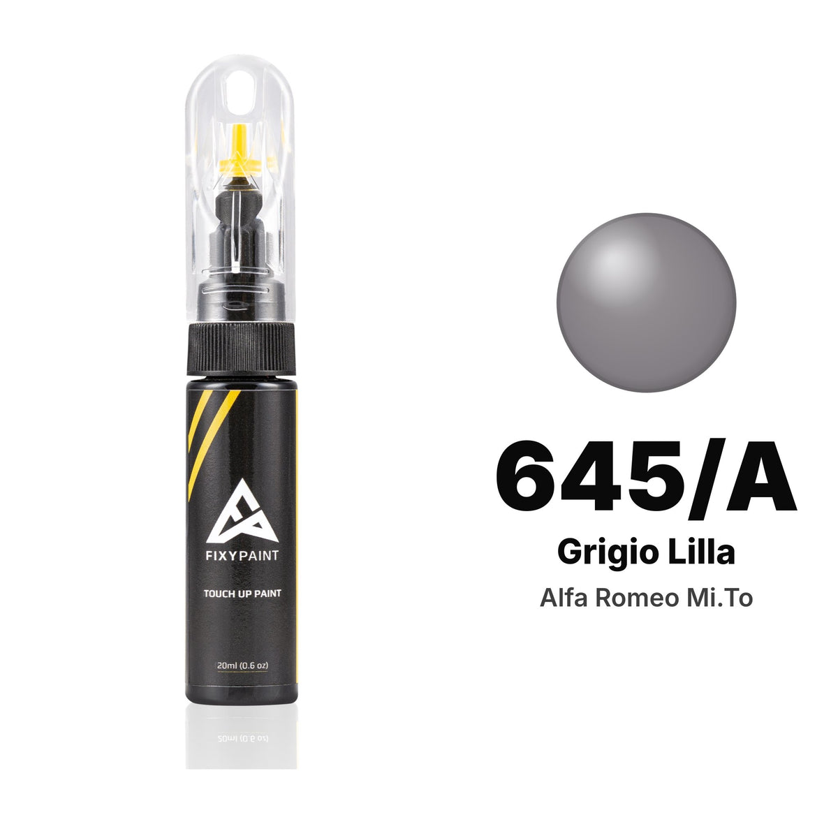 Touch-up paint for Alfa Romeo MiTo 645/A Grigio Lilla, Basic kit