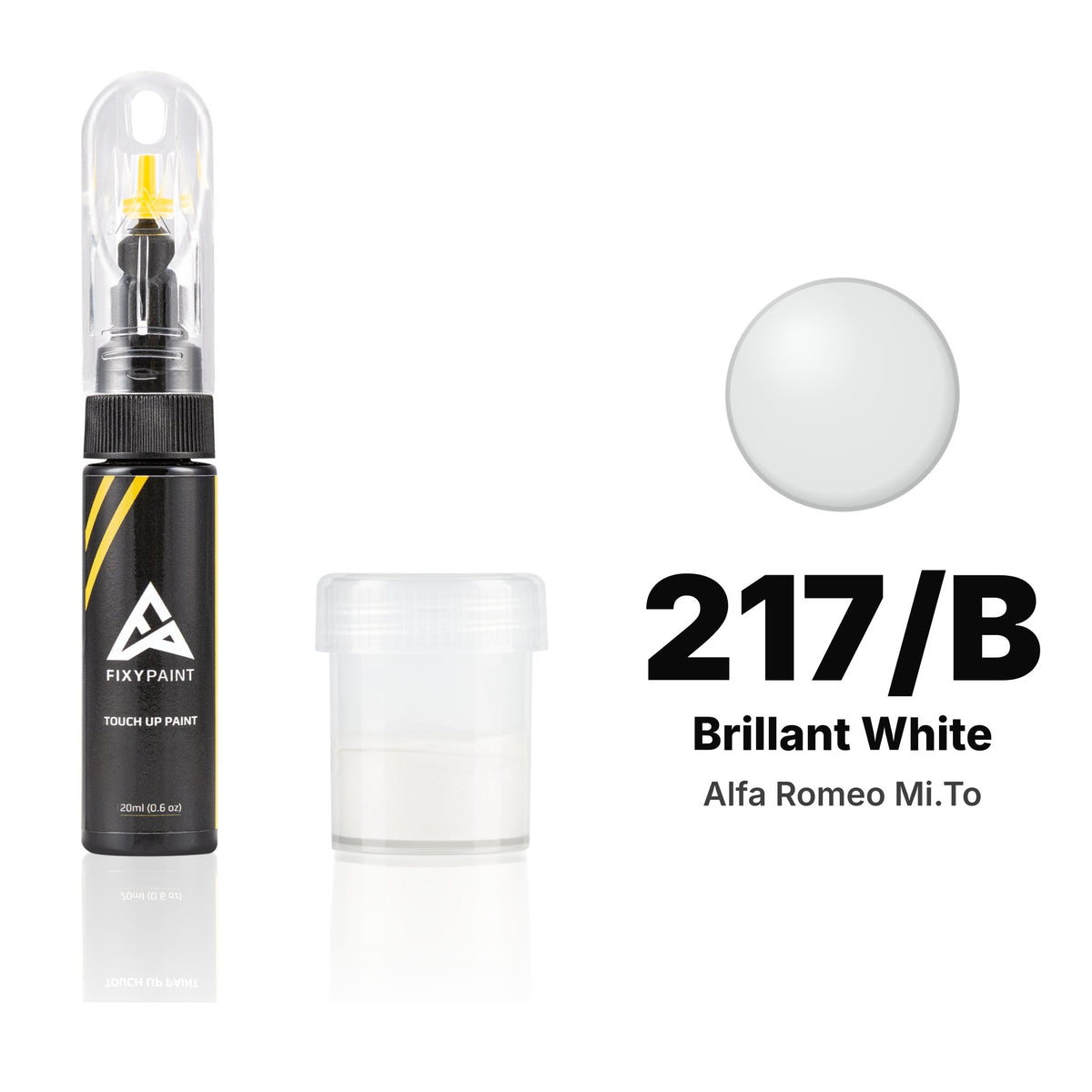 Pintura de retoque para Alfa Romeo MiTo – 217/B Brillant White (2017), kit Estándar