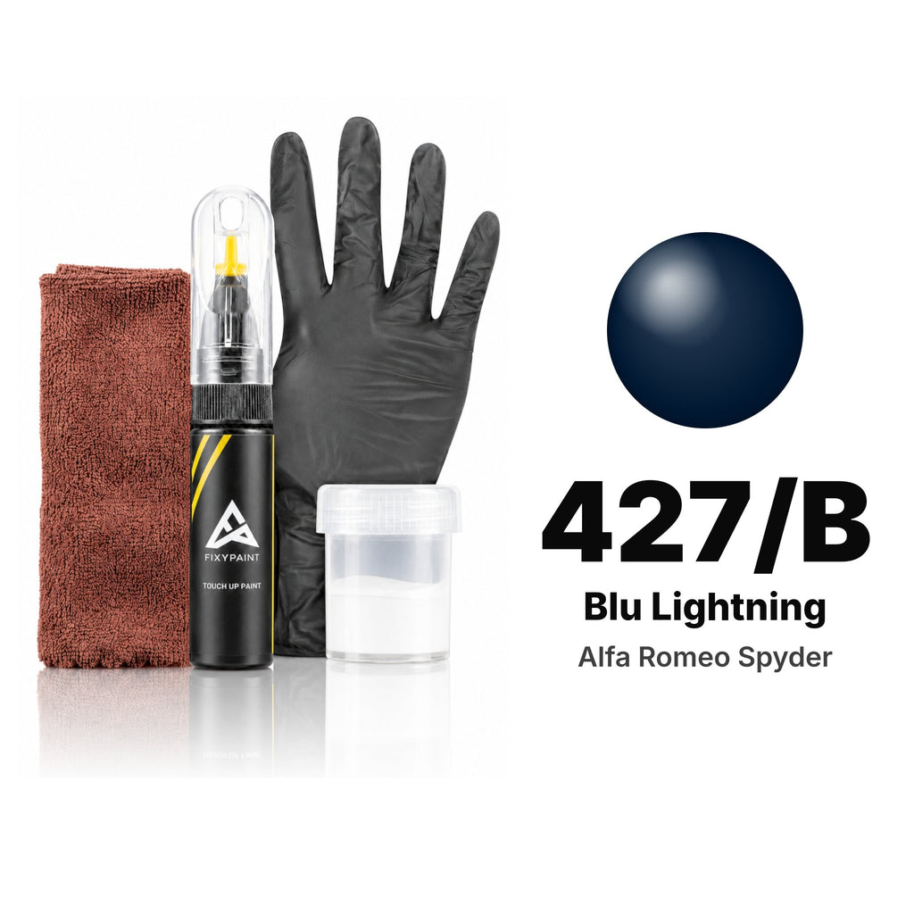 Touch-up paint for Alfa Romeo Spyder 427/B Blu Lightning, Complete kit