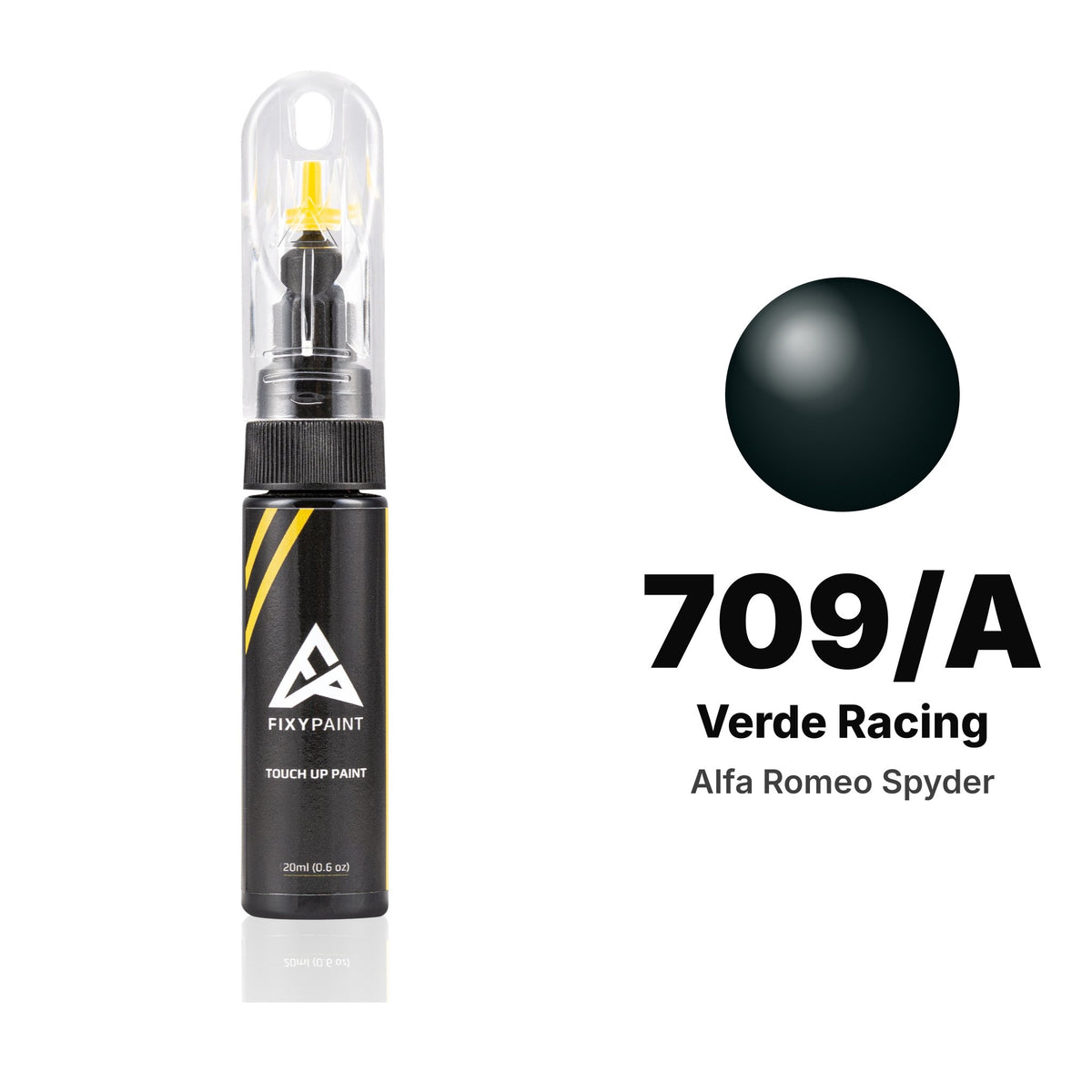 Touch-up paint for Alfa Romeo Spyder 709/A Verde Racing, Basic kit