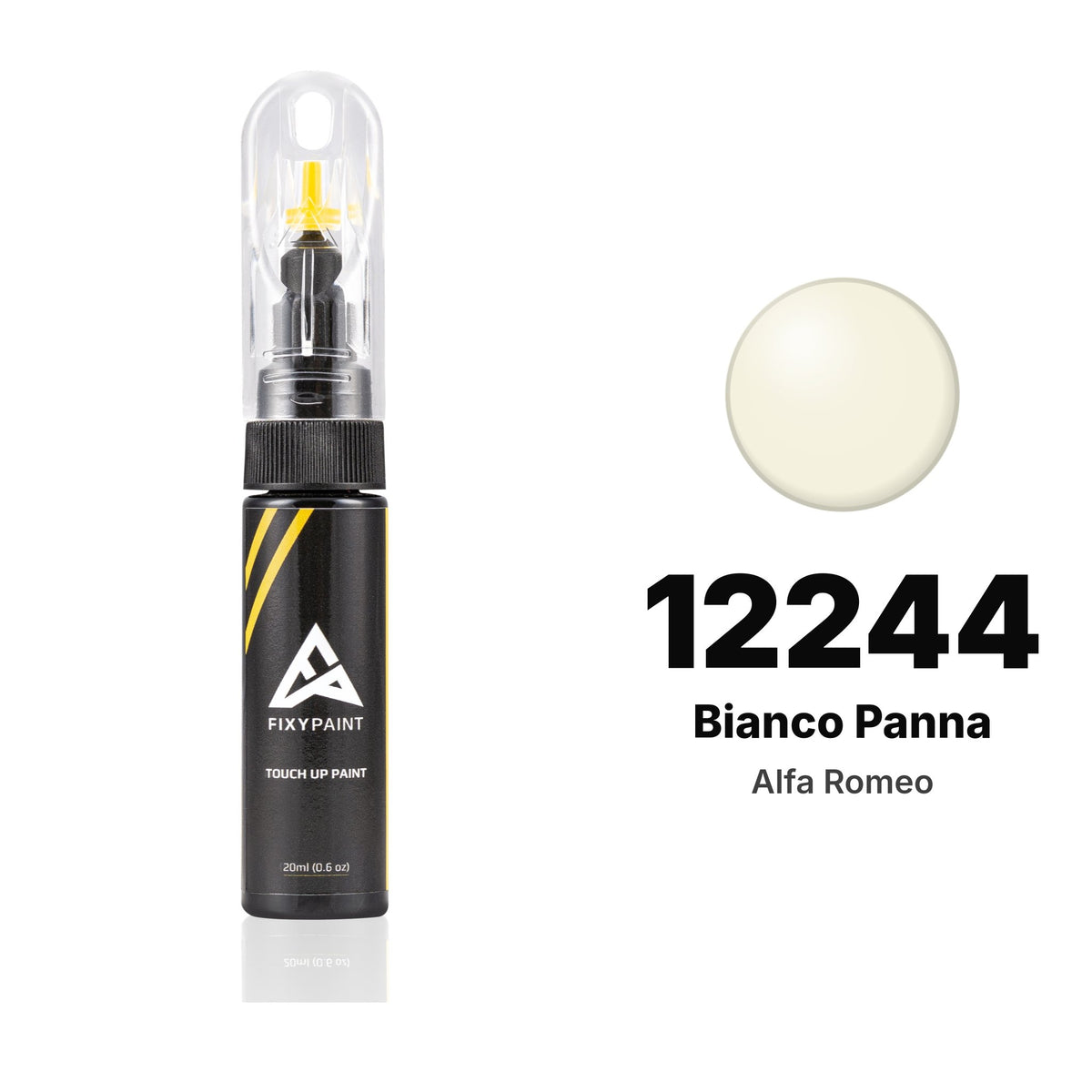 Touch-up paint for Alfa Romeo 12244 Bianco Panna, Basic kit