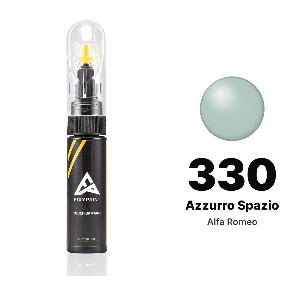 Lackstift für Alfa Romeo – 330 Azzurro Spazio (alle Modelle, 1965–1969), Set Basis
