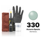 Lackstift für Alfa Romeo – 330 Azzurro Spazio (alle Modelle, 1965–1969), Set Komplett