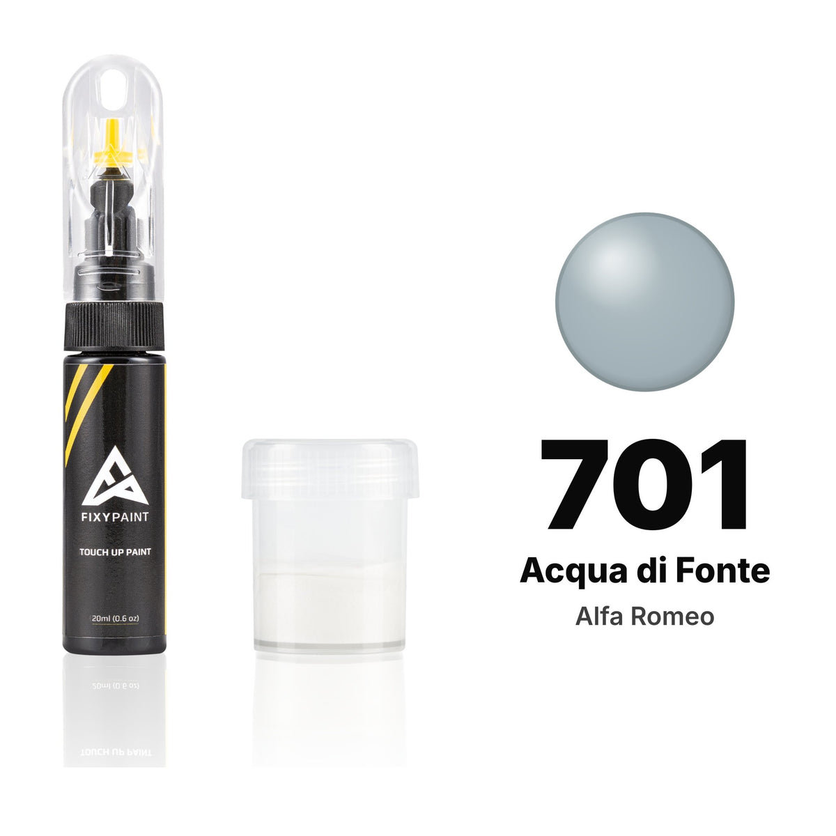 Pintura de retoque para Alfa Romeo – 701 Acqua di Fonte (todos los modelos, 1965–1977), kit Estándar