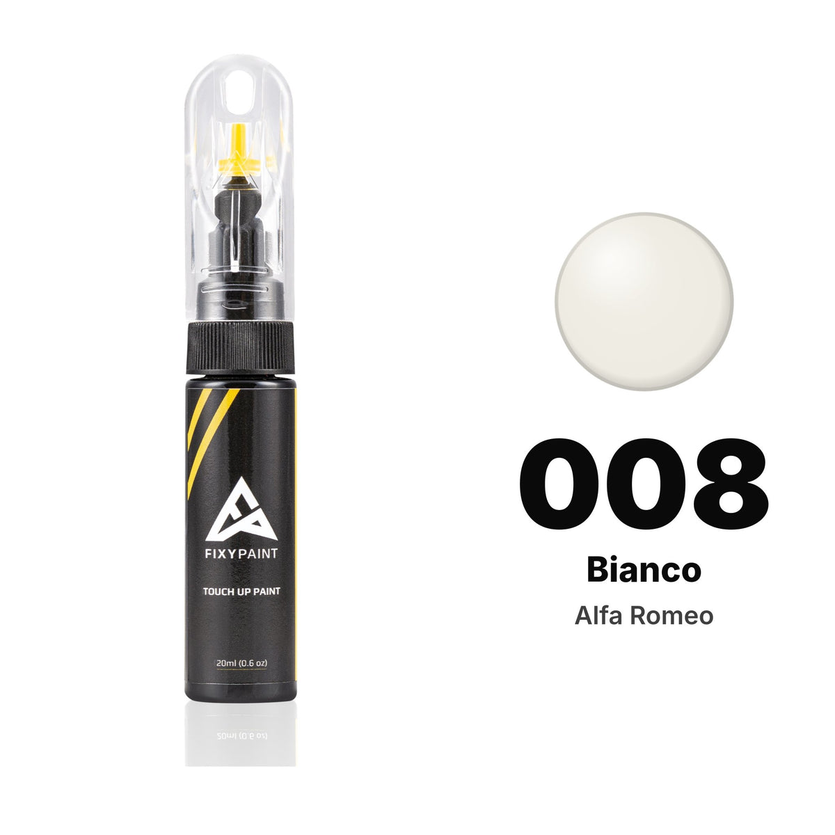 Touch-up paint for Alfa Romeo 008 Bianco, Basic kit