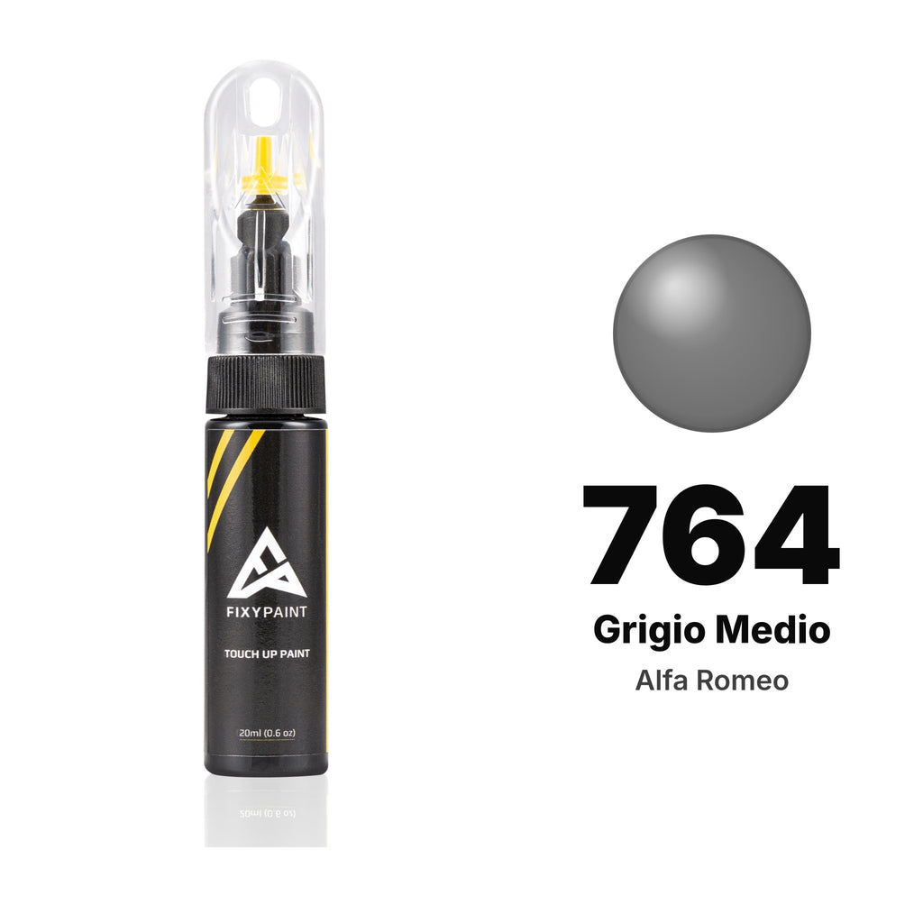 Vernice ritocco per Alfa Romeo – 764 Grigio Medio (tutti i modelli, 1982–1990), kit Base