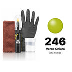 Vernice ritocco per Alfa Romeo – 246 Verde Chiaro (tutti i modelli, 1985–1986), kit Completo