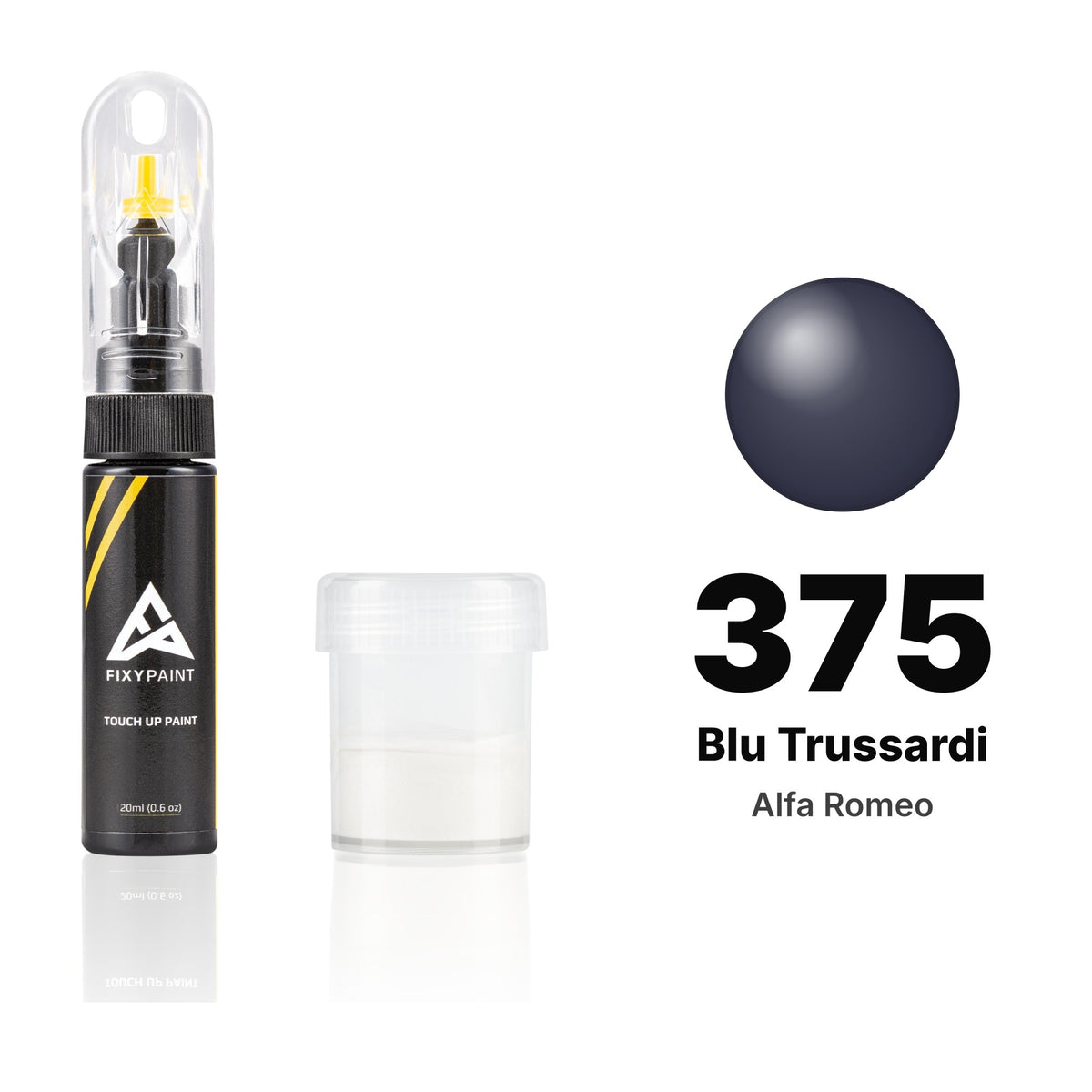 Vernice ritocco per Alfa Romeo – 375 Blu Trussardi (tutti i modelli, 1985–1986), kit Standard