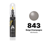 Lackstift für Alfa Romeo – 843 Beige Champagne (alle Modelle, 1985–1988), Set Basis