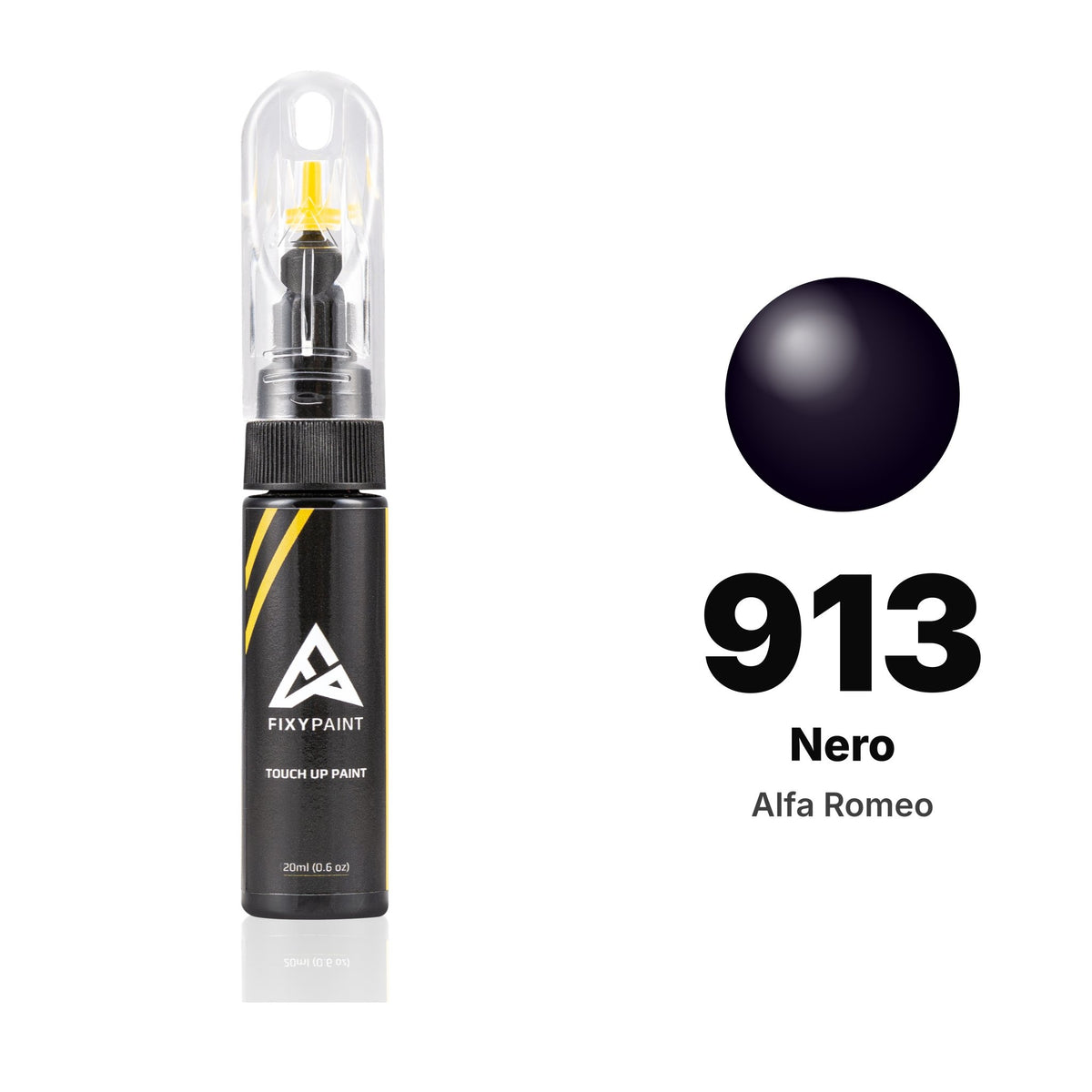 Touch-up paint for Alfa Romeo 913 Nero, Basic kit