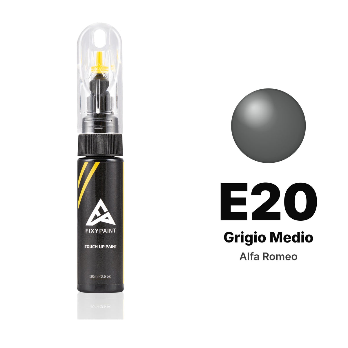 Touch-up paint for Alfa Romeo E20 Grigio Medio, Basic kit