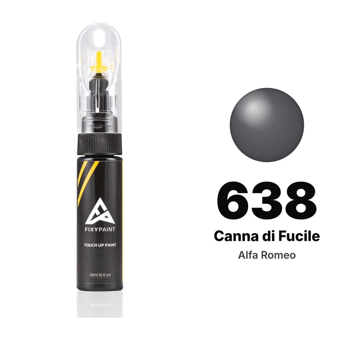 Lackstift für Alfa Romeo – 638 Canna di Fucile (alle Modelle, 1991–1995), Set Basis