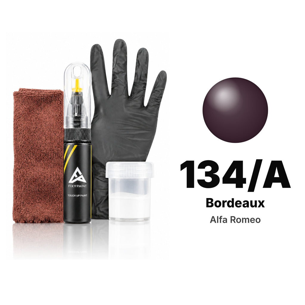 Touch-up paint for Alfa Romeo 134/A Bordeaux, Complete kit