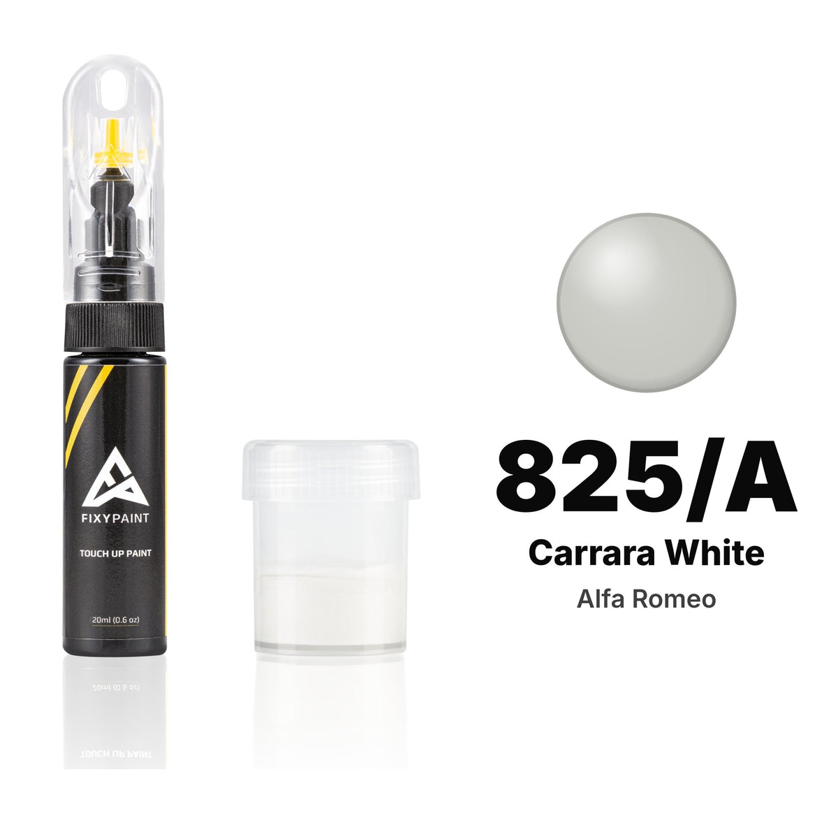 Touch-up paint for Alfa Romeo 825/A Carrara White, Standard kit