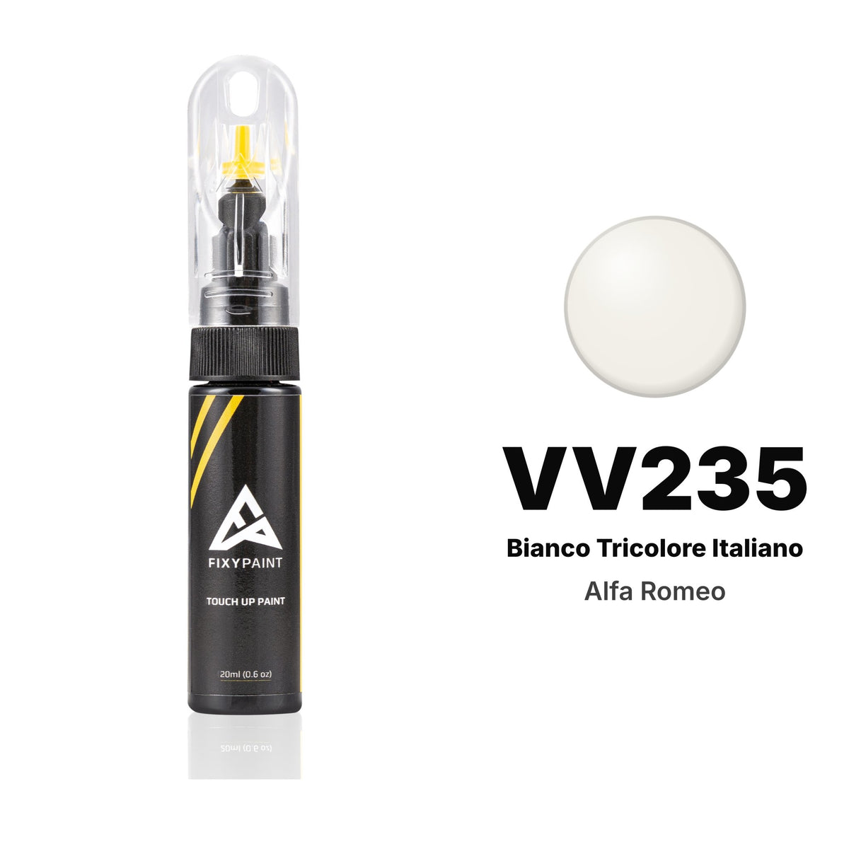 Vernice ritocco per Alfa Romeo – VV235 Bianco Tricolore Italiano (tutti i modelli, dal 2021), kit Base