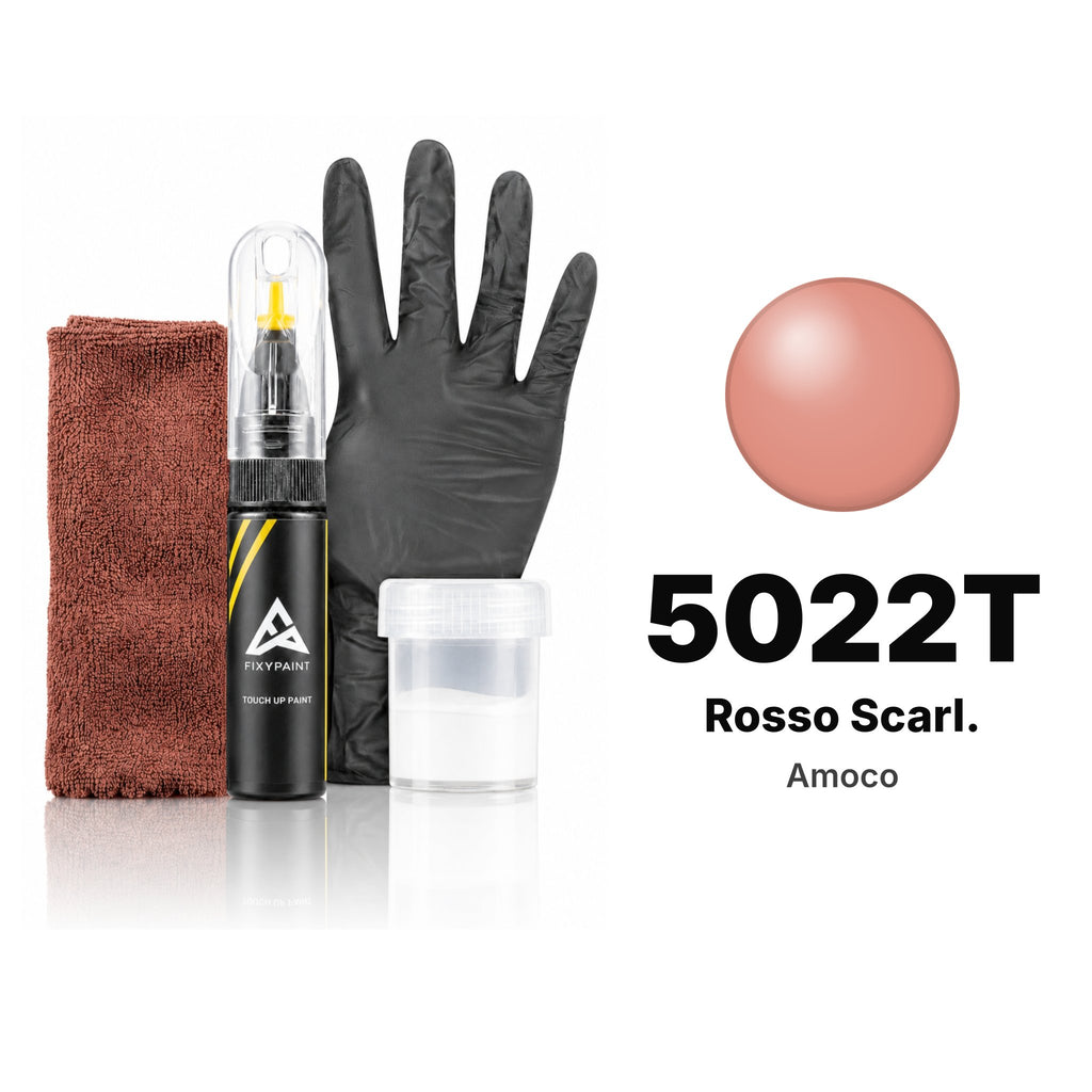 Amoco 5022T Rosso Scarl. touch-up paint, Complete kit