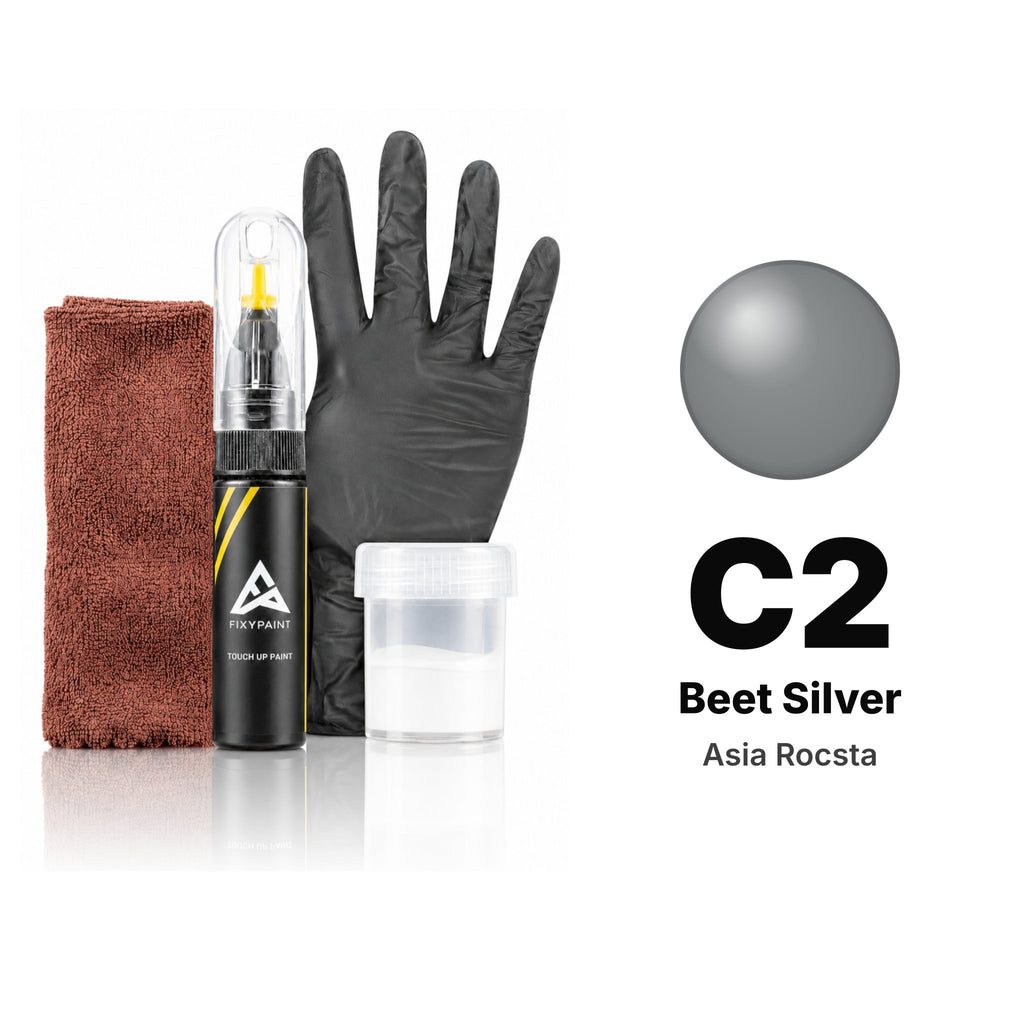 Touch-up paint for Asia Rocsta C2 Beet Silver, Complete kit