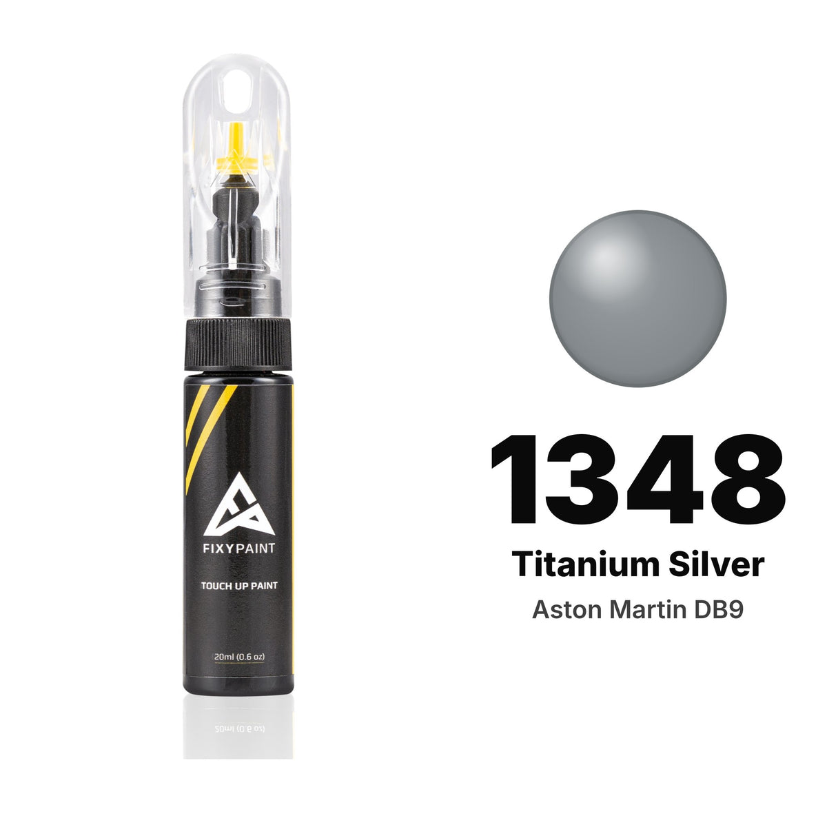 Touch-up paint for Aston Martin DB9 1348 Titanium Silver, Basic kit
