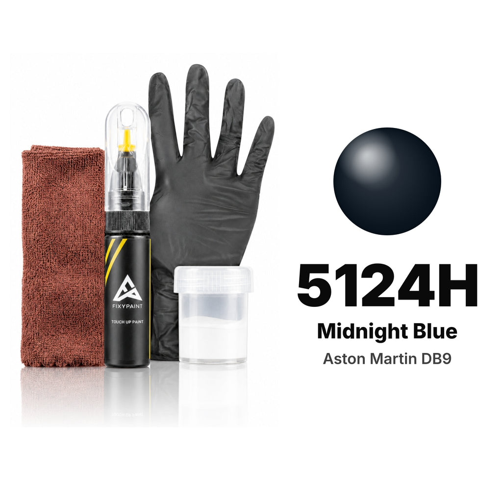 Touch-up paint for Aston Martin DB9 5124H Midnight Blue, Complete kit
