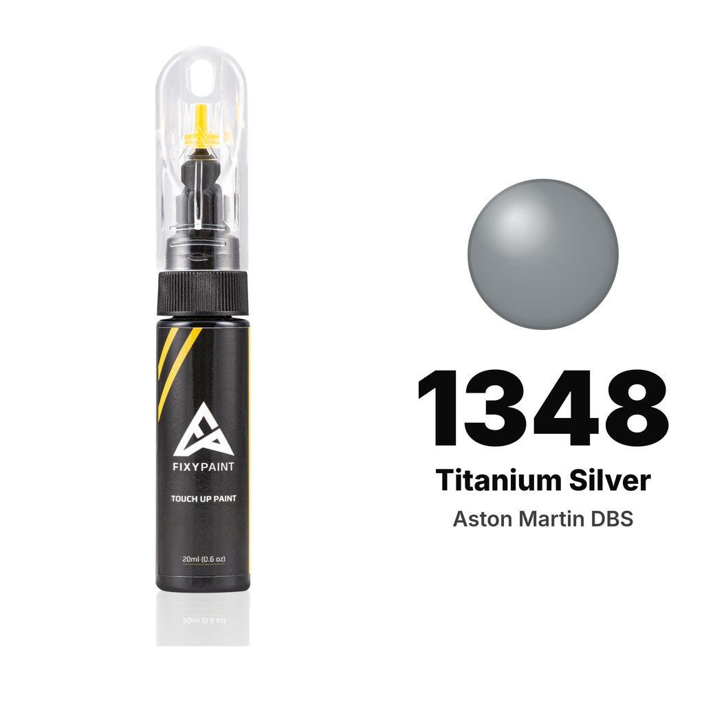 Touch-up paint for Aston Martin DBS 1348 Titanium Silver, Basic kit